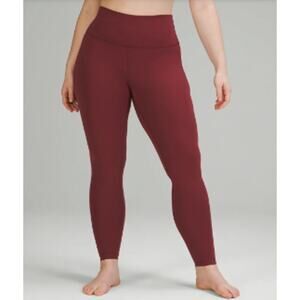 LULULEMON Wunder Under in Maroon 28 Size Casual comfort everyday